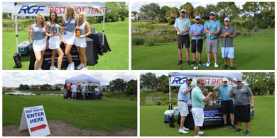 RGF最佳射击帐篷在Sfaca高尔夫锦标赛